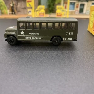 MATCHBOX MB47 - SCHOOLBUS - ARMY BUS - BOXED - Picture 1 of 7