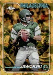 Ron Jaworski - 2024 Topps Chrome Sapphire Football - Gold /50 #158 - Bild 1 von 2