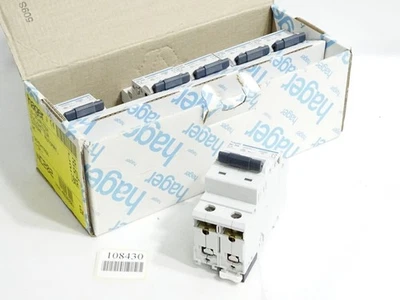Hager Leitungsschutzschalter NC202 C2 463202 / Inhalt : 1 Stück / Neu - Image 1 of 4