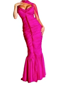 Vestido Rubíes Bernardo de Hollywood Marilyn Monroe Adulto XS Disfraz de Halloween Nuevo - Imagen 1 de 15