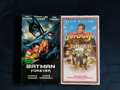 BATMAN FOREVER + JUMANJI - VHS - Image 1 of 4