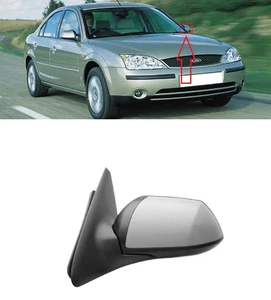Espejo retrovisor izquierdo pasajero manual para Ford MONDEO mk3 berlina 2000-2003 sin cubierta - Imagen 1 de 11