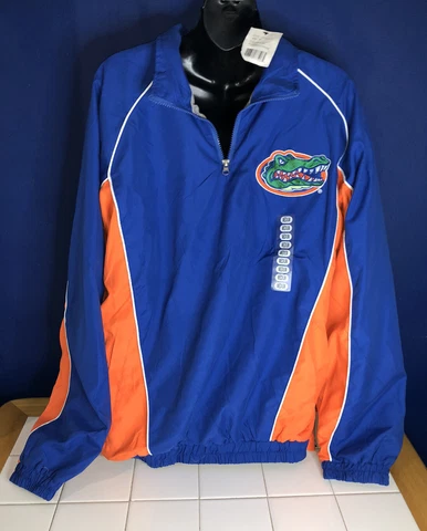Florida Gators UF Pull Over Lined Windbreaker Men's M Medium 58 Sports Cover