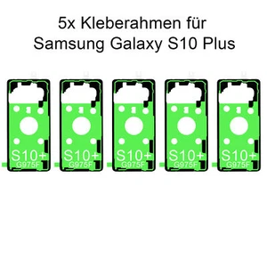 5x Samsung Galaxy S10 Plus G975F Kleberahmen Kleber Klebepad Adhesive Dichtung - Zdjęcie 1 z 1