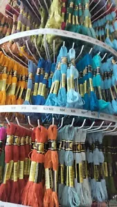 10 skeins of your Cross-Stitch Embroidery Thread CXC. 8m Skein, 447 Colors 2 lab - Picture 1 of 10