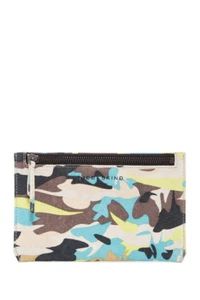 LIEBESKIND Berlin Suede Camo Pouch Lime Green Camo NWT!!! MSRP$58 - Picture 1 of 3