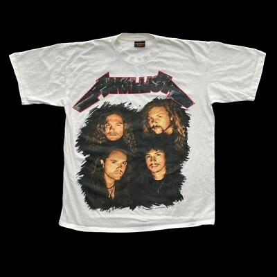 Camiseta Vintage 1991 Metallica WHEREVER I MAY ROAM XL Singe Stitch BROCKUM Stage Foto 1 de 4