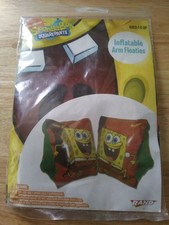 SPONGEBOB SQUAREPANTS INFLATABLE ARM SWIM FLOATIES BRAND NEW IN PACKAGING