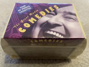 The Great Radio Comedies - 4 Cassette Box Set - Golden Era Comedy - NEW/SEALED - Picture 1 of 4