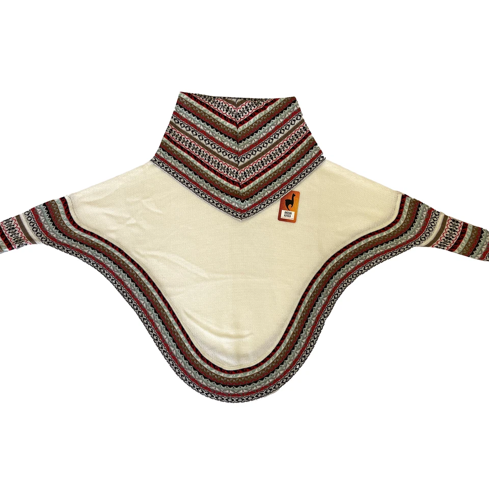 ANDEAN ALPACA HANDMADE WOMEN CAPE COAT PONCHO - Image 1 of 1