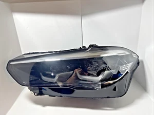 BMW X5 X6 2019-2023 LH Driver LED Headlight 5A27993-01 CRACKED LENS - Picture 1 of 24