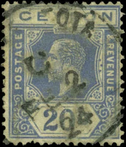 Ceilán Scott #237a Usado Die II - Imagen 1 de 1