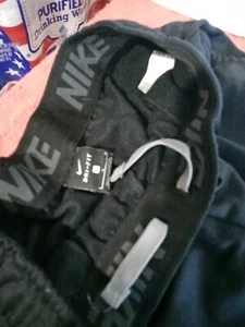 Nike Girls Athletic Joggers, Dri-Fit Training Pants Black Size Large - Picture 1 of 8