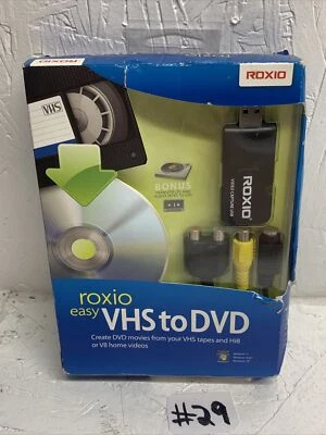 Roxio Easy VHS to DVD for Windows Create DVD Movies from VHS, Hi8 & V8  - Image 1 of 4