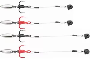 VMC BDQST Bladed Quick Strike Treble Trailer Hook Pick Length Color 2pack NIP - Picture 1 of 7
