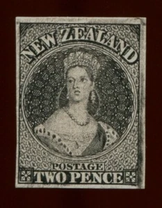 NEW ZEALAND QV CHALON HEAD PROOF - Picture 1 of 2