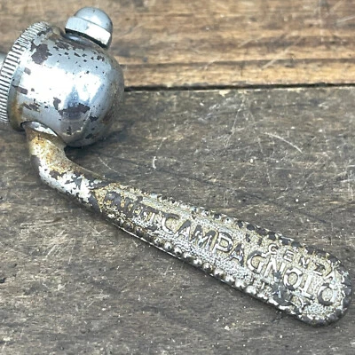 Vintage Campagnolo Open C Skewer QR Early Campy Front Patina Eroica - Image 1 of 4