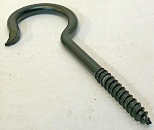 Ceiling Wall Hook Screw In 4 1/2" HW Iron Hang Plants Feeders Decorations New - Picture 1 of 6