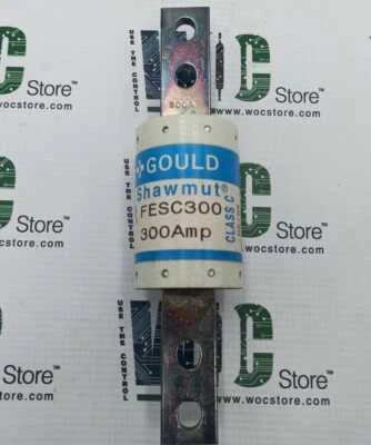FESC300 GOULD SHAWMUT FUSE 300AMP 600V SL NO 581173 - Image 1 of 3