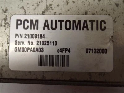 Engine ECM Electronic Control Module Fits 00-02 SATURN S SERIES 197064 - Image 1 of 2