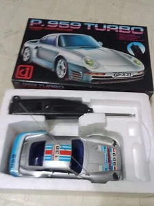 GREAT POWER GP PORSCHE P. 959 TURBO RADIO CONTROLLED RC TOY CAR VINTAGE 1:24 NOS - Picture 1 of 8