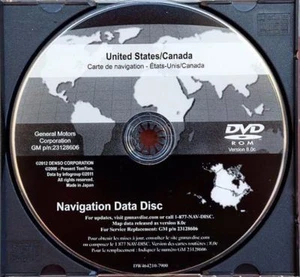 Sistema de navegación GM North America 2013 DVD actualización de mapas 8,0c GM p/n 23128606 OEM - Imagen 1 de 1