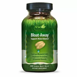 Irwin Naturals Bloat Away for Support of Water Balance, 60 Liquid Soft-Gels - Picture 1 of 2