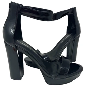 Madden Girl Women's Siren Zip Up Comfort High Heels Dress Black Size:6.5 78D - Picture 1 of 5