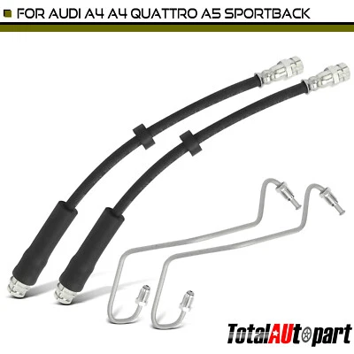 2x Manguera hidráulica de freno para Audi A4 allroad A4/A5 Quattro A5 Sportback delantera Foto 1 de 4