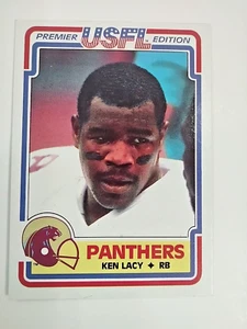 1984 Topps USFL #64 Ken Lacy Michigan Surface Wear - Picture 1 of 9