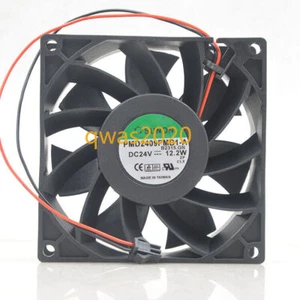 1pc SUNON PMD2409PMB1-A 24V 12.2W 9238 2-wire Double Ball Inverter Cooling Fan - Picture 1 of 3