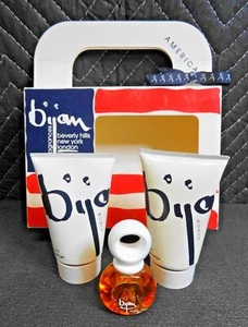 Vintage Bijan America 3 Piece Set EDP Women's Perfume Spray Body Cream Body Wash - Picture 1 of 13