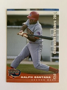 Ralph Santana 2004 Clearwater Threshers Team Set Tarjeta de Béisbol MiLB Phillies - Imagen 1 de 2