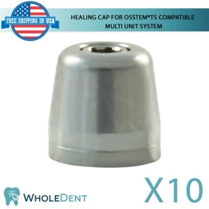 10 tapas curativas para sistema de unidades múltiples compatible con Dental Osstem® TS Hiossen® ET - Imagen 1 de 3