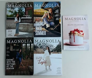  MAGNOLIA JOURNAL MAGAZINE 2024 Spring Summer Fall Winter Issues + 2023 Recipes  - Picture 1 of 9