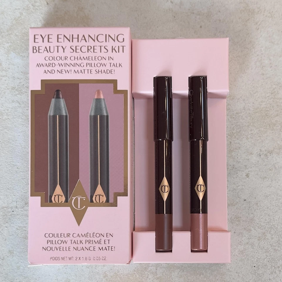Charlotte Tilbury Kit Secretos de Belleza Mejoradores de Ojos Color Camaleón Dúo Nuevo Conjunto Foto 1 de 2