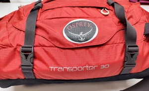 Osprey Backwoods Transporter 30 Ripstop Duffel Bag Red Hiking Camping Travel - Picture 1 of 15