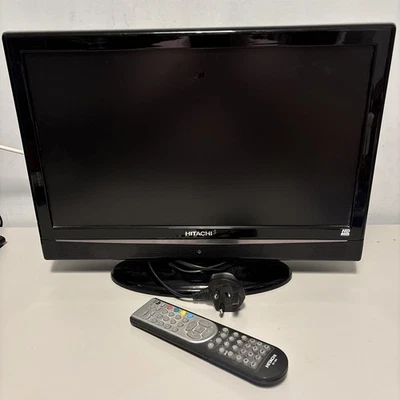 Hitachi 19 inch Freeview TV DVD Combi HD Ready L19DP04U + Remote + Stand Tested - Image 1 of 4