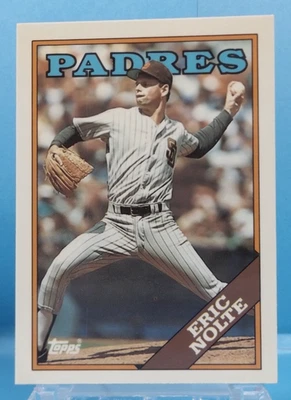 1988 Topps Tiffany #694 - Eric Nolte RC - San Diego Padres - Near Mint - Image 1 of 2