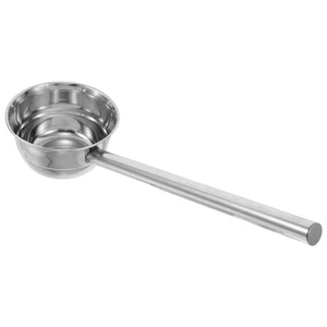 Cucharón de cocina de alta resistencia cuchara de acero inoxidable salsa de metal para servir - Imagen 1 de 12