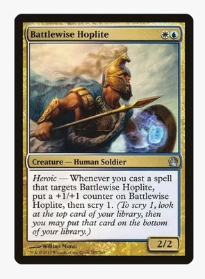 Battlewise Hoplite | MTG Theros | Pauper & EDH Heroic Staple | LP-NM - Image 1 of 3