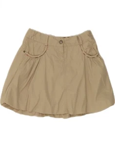 BURBERRY Minigonna bambina 9-10 anni W24 beige cotone DC86 - Foto 1 di 3