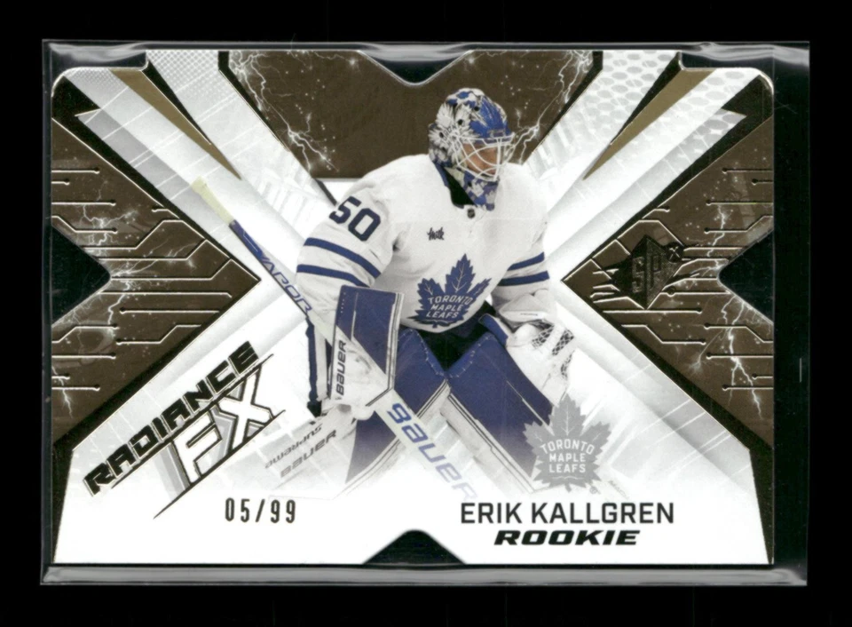 2022-23 SPx #RFX-98 Erik Kallgren Radiance FX Gold #/99 - Image 1 of 2
