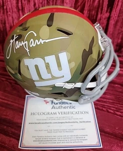 New York Giants Harry Carson Autographed SIGNED AUTO CAMO Mini Helmet TRISTAR - Picture 1 of 14