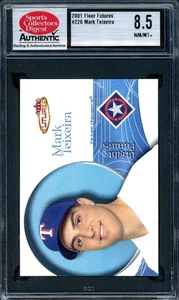 2001 Fleer Futures - Bright Futures Mark Teixeira #226 /2499 (RC) SCD Authentic  - Picture 1 of 2