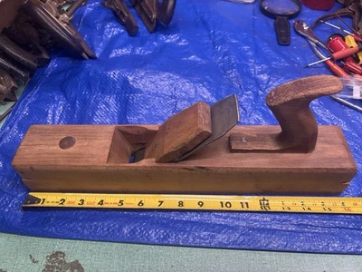 Antique 16” Wooden Jointer Plane-New York Tool Co, Auburn Tool Thistle Iron(nice - Image 1 of 4