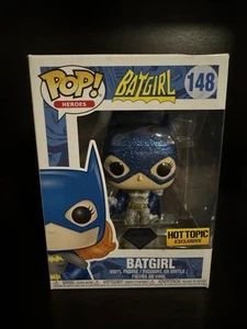 Funko Pop Heroes Hot Topic Diamond Collection Batgirl #148 Exclusive DC Comics - Picture 1 of 7