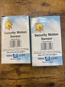 2 BRAND NEW IN BOX  X10 Wireless Technology  Security Motion Sensor Model MS10A - Picture 1 of 6
