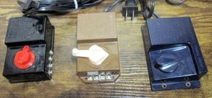 Lot of 3 Vintage HO & N Scale Model Railroad Transformers - Picture 1 of 4