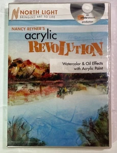 Nancy Reyner's Acrylic Revolution: Watercolor & Oil Effects (DVD 2009) NEW - Imagen 1 de 3